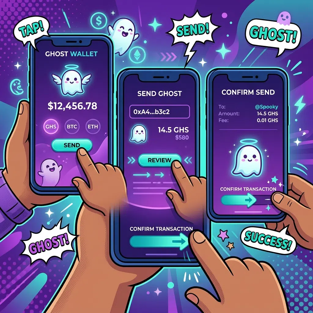Setting up a Phantom wallet on a smartphone