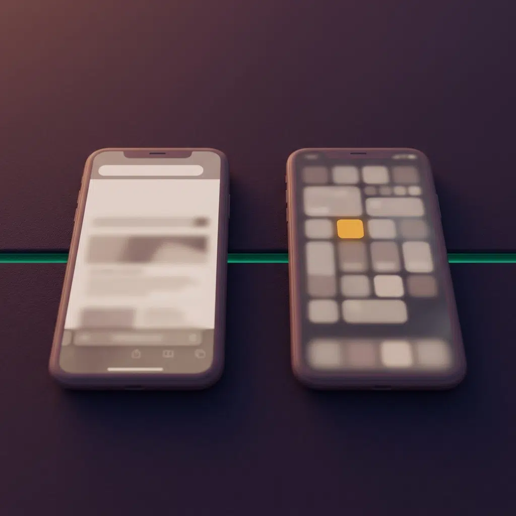 Casino mobile browser version compared with an installed casino app